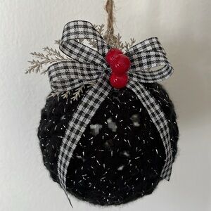 Hand made crochet ornament